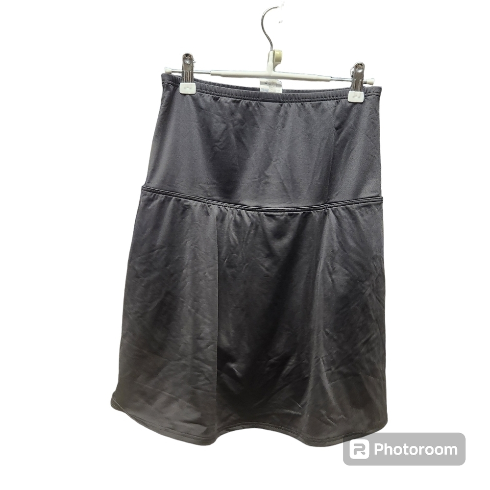 LANDS END Ultra High Waisted Swim Mini Skirt with Tummy Control SZ 12